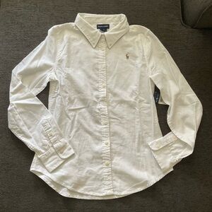 Ralph Lauren White Long-Sleeve Shirt